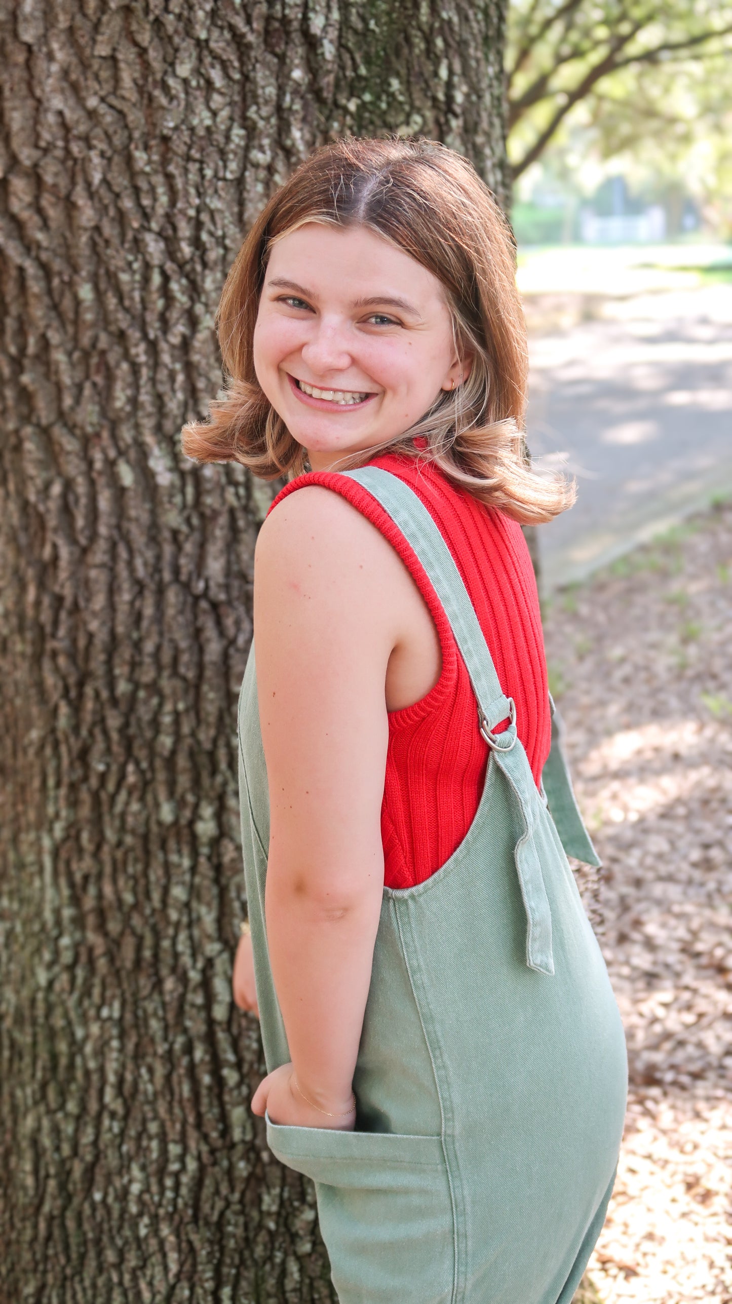 Mineral Wash Jumpsuit in Sage