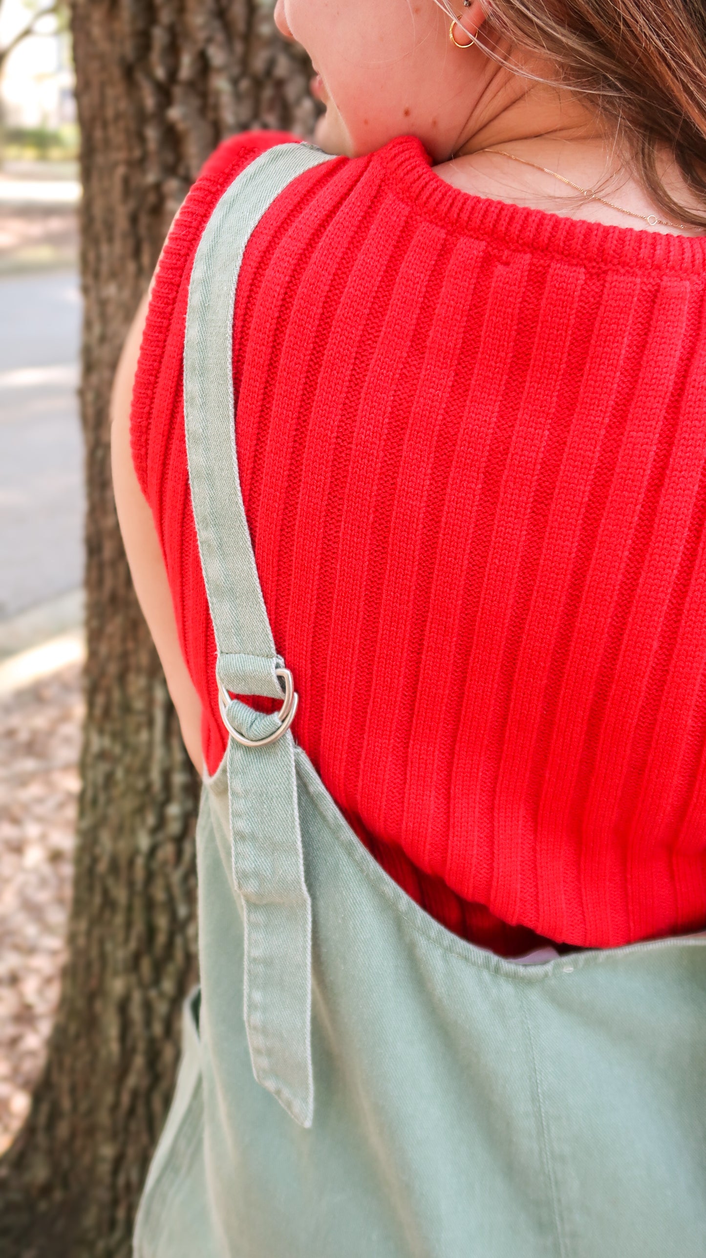 Mineral Wash Jumpsuit in Sage