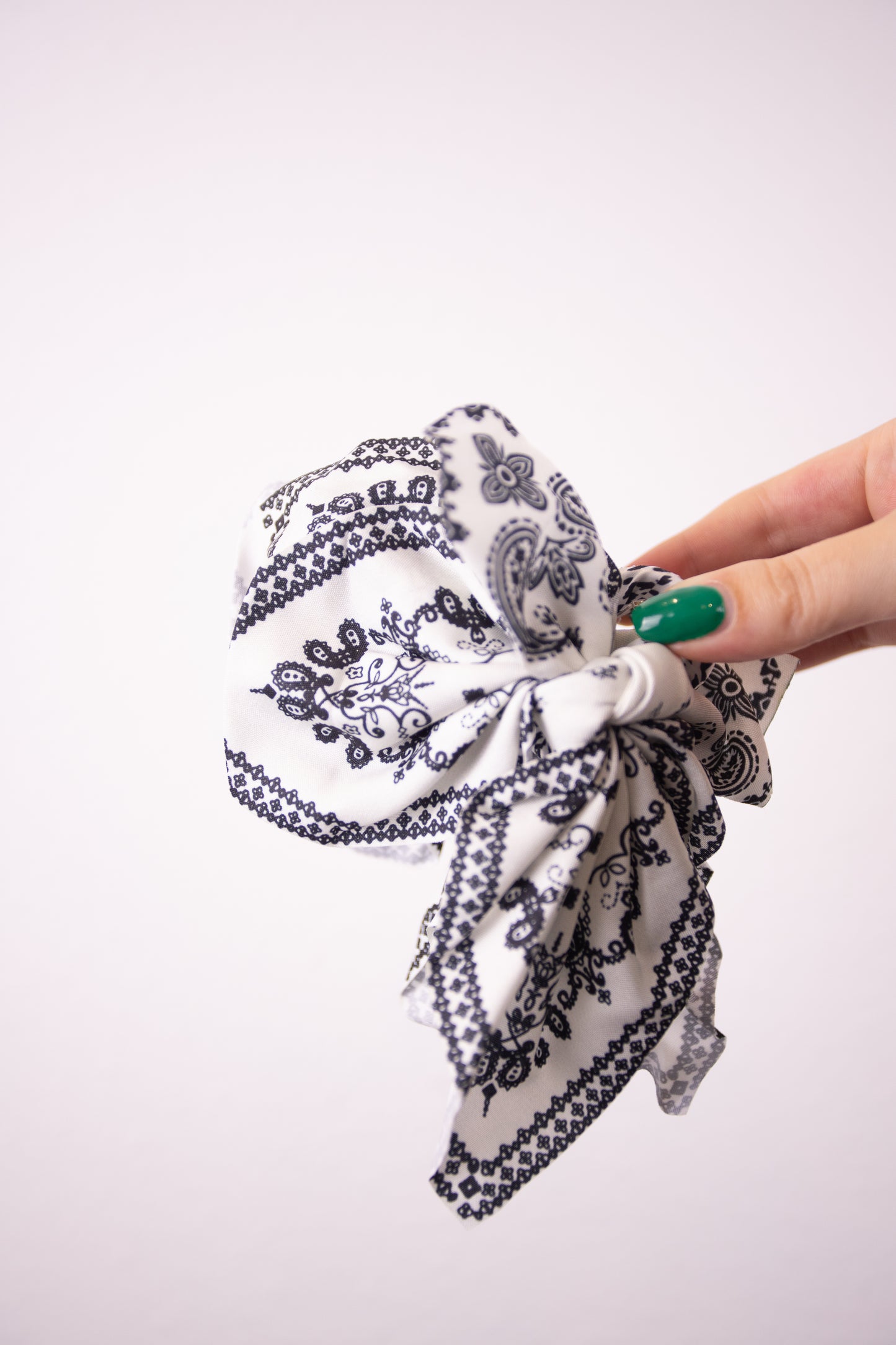 Paisley Bow Clip