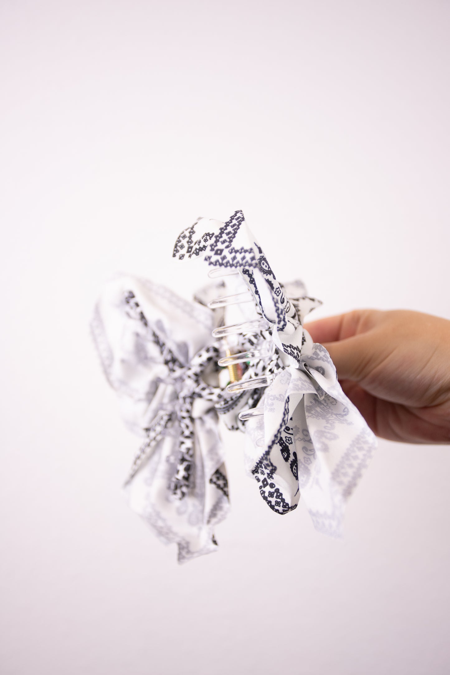 Paisley Bow Clip