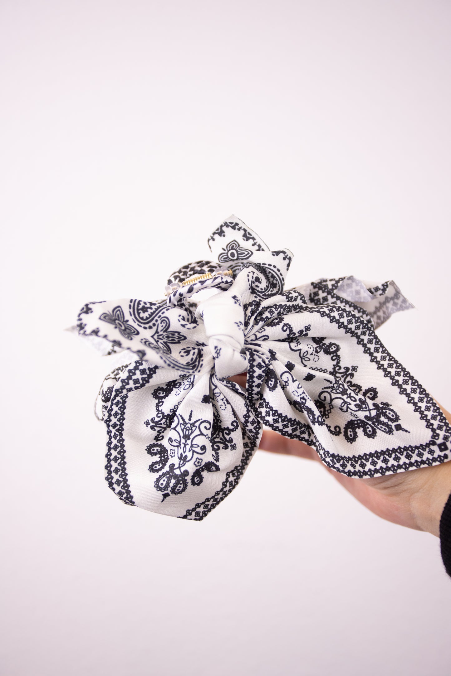 Paisley Bow Clip