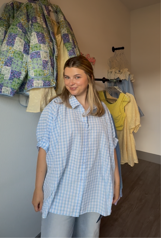 Picnic Gingham Oversized Shirt