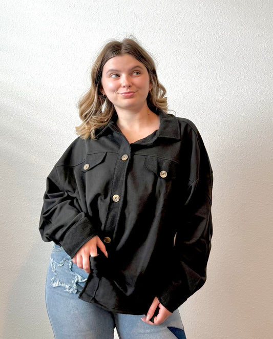 Breeze Button Top