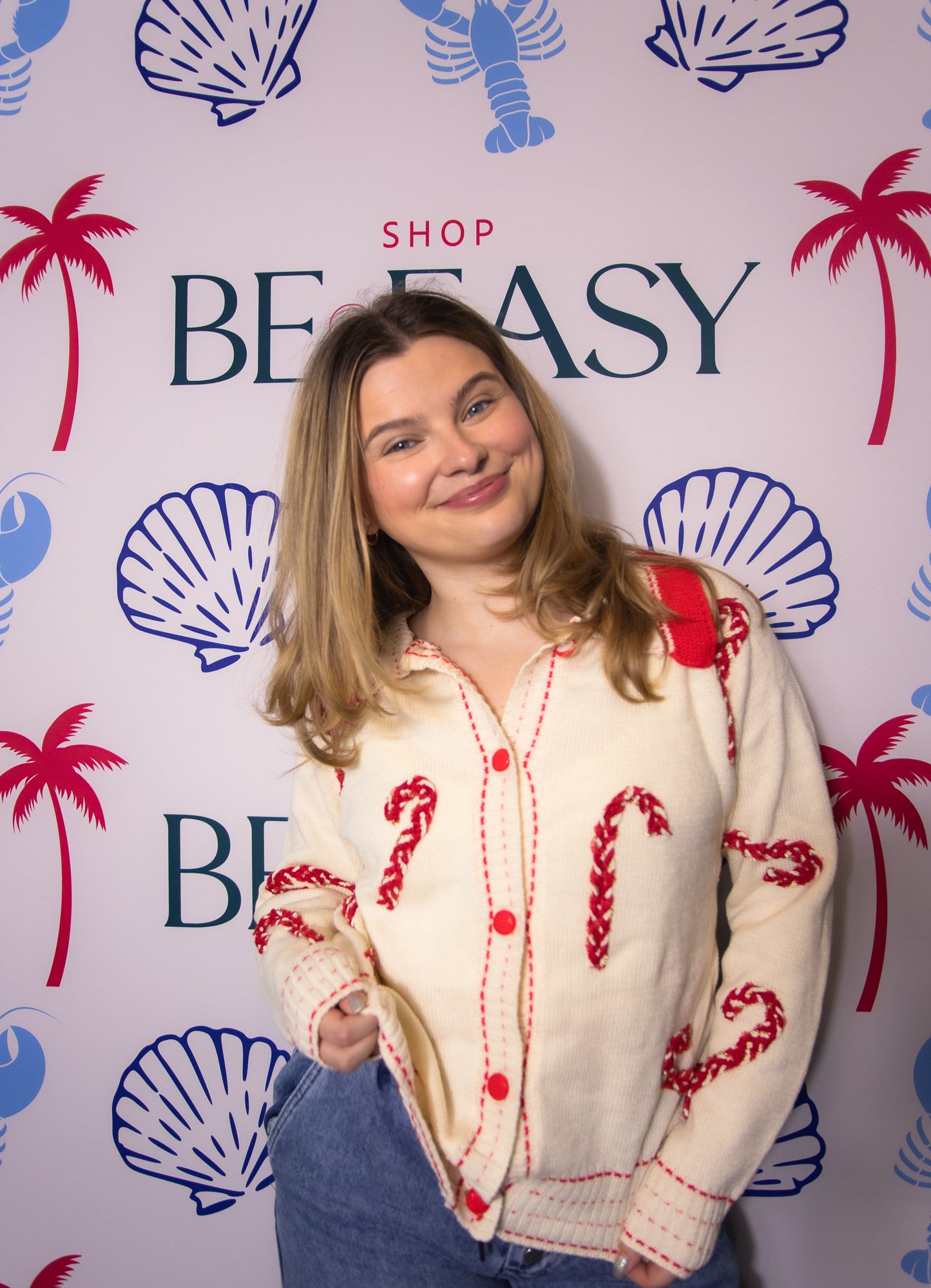 Holiday Candy Cane Sweater