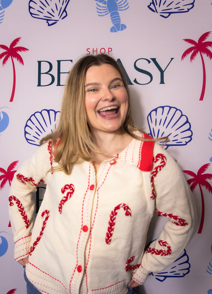 Holiday Candy Cane Sweater