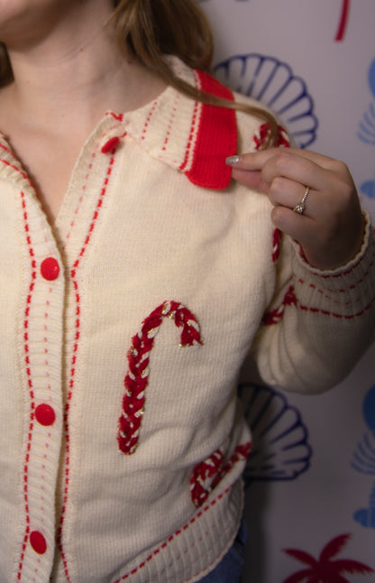 Holiday Candy Cane Sweater