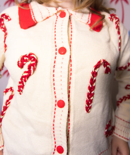 Holiday Candy Cane Sweater
