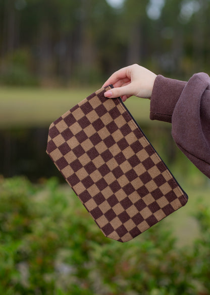 Mocha Latte Zipper Pouch