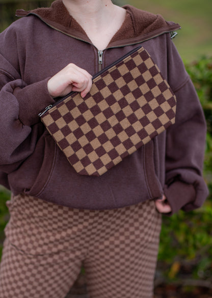 Mocha Latte Zipper Pouch