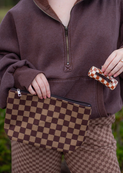 Mocha Latte Zipper Pouch