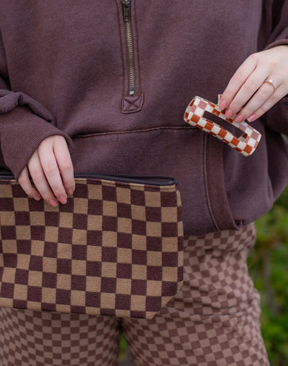 Mocha Latte Zipper Pouch